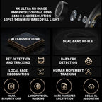 Original Xiaomi Smart Camera C700 4K 360 Viewing Angle Full-Color Night Vision AI Camera, US Plug