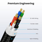 USB2.0 Male to Male Extension Data Charging Cable, 0.3m, 1.8m, 3m, 5m, 10m