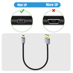 For Garmin GPS Receiver High Speed USB2.0 Version Mini 5 Pin Cable, 0.3m, 1.8m, 3m, 5m, 10m