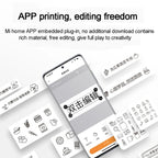 Original Xiaomi Mijia Portable Label Printer Set, Label Printer Set