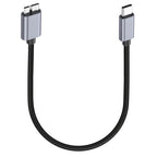 10Gbps USB-C / Type-C 3.1 to Micro B Mobile Hard Disk Adapter Cable, 0.5m, 1.8m, 3m