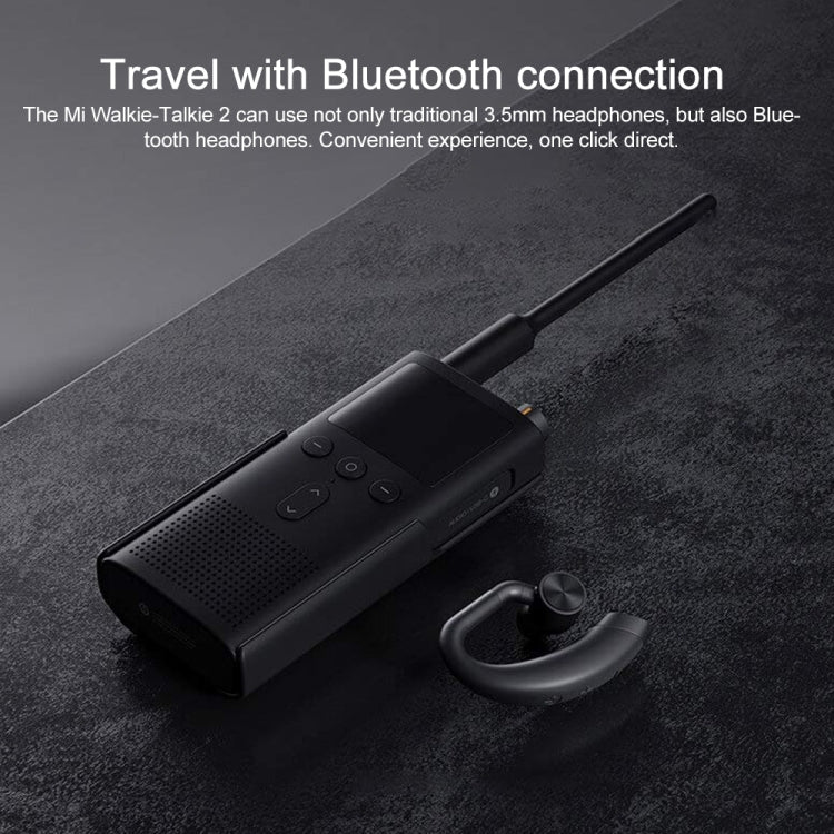 IP65 waterproof Xiaomi walkie talkie for hiking and security use