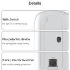Yesido KB15 Slim 2.4G Rechargeable Wireless Optical Mouse, KB15