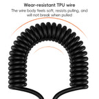 For LeadingIdeal L9 / L8 / L7 / L6 PD65W Type-C Elbow to Type-C, 8 Pin Spring Charging Cable