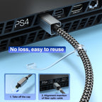 OD5.0mm Toslink Male to Male Digital Optical Audio Cable, 1m, 1.8m, 3m, 5m