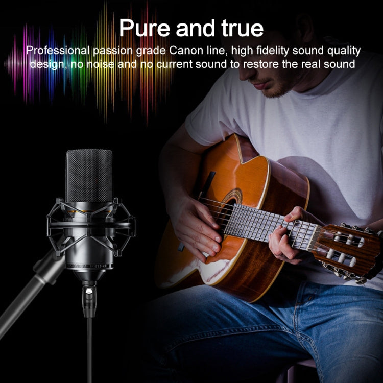 6.35mm to XRL Canon Female Dual Channel Microphone Audio Cable, 1m, 2m, 3m, 5m, 10m