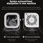 TBK F001 3 in 1 Smoking & UV Curing & Filtration Smoke Exhaust Multifunctional Fan, TBK F001