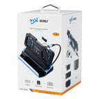 YCE-V279 10 in 1 USB-C Gaming Dock Station Hard Disk Enclosure with Detachable Fan, 10 in 1