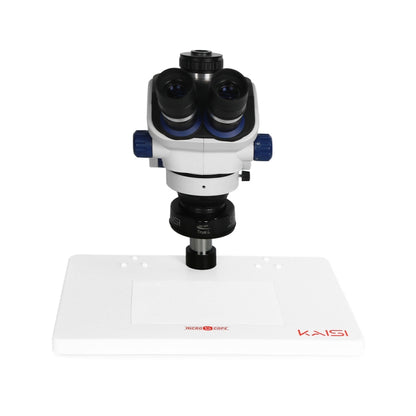 Kaisi TX-350E Ver1.3 7X-50X Zoom Trinocular Stereo Microscope with Big Base & 4K Camera, Kaisi TX-350E Ver1.3