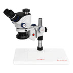 Kaisi TX-350E Ver1.3 7X-50X Zoom Trinocular Stereo Microscope with Big Base & 4K Camera, Kaisi TX-350E Ver1.3