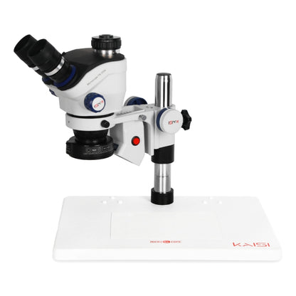 Kaisi TX-350E Ver1.3 7X-50X Zoom Trinocular Stereo Microscope with Big Base & 4K Camera, Kaisi TX-350E Ver1.3