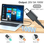 100W 20V 5A USB Type-C Plug Laptop Notebook Power Adapter For ASUS, EU Plug, US Plug, UK Plug, AU Plug