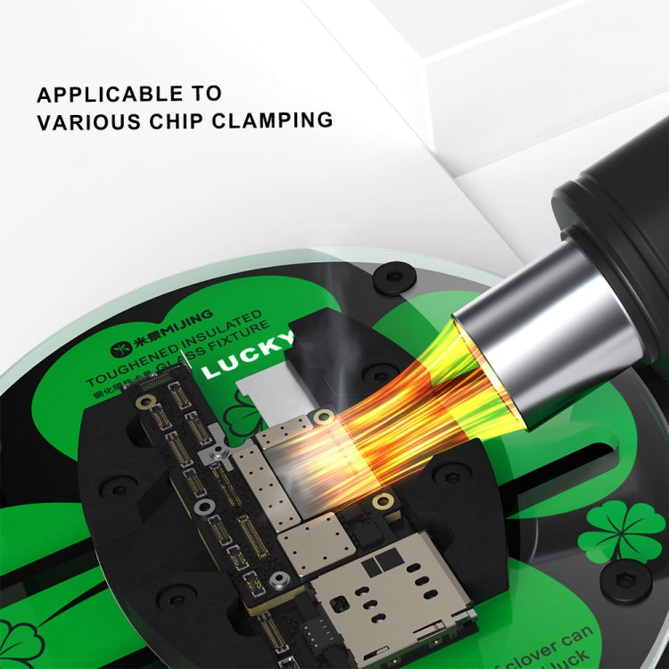 Mijing GK19 Orbicular Universal Toughened Insulated Glass Motherboard Repair Fixture, Mijing GK19