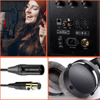 Audio Mixer Mini Microphone Coiled Audio Cable, Length: 0.5m, Mini XLR Female to XLR Male, Mini XLR Female to XLR Female