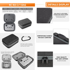 Sunnylife Carrying Case Bag, B657 For DJI RC 2 / 1 Control Bag, A3-B658 Drone Body Bag, A3-B659 Simplified Bag, A3-B660 Batteries Bag