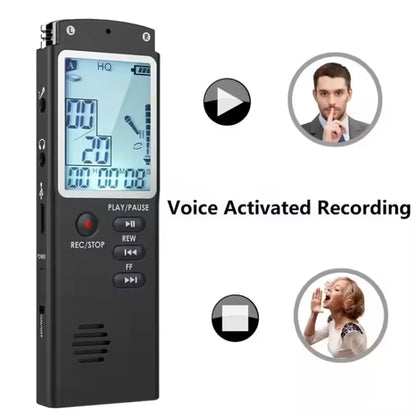 T60 Smart HD Noise Cancelling Voice Recorder MP3 Player, T60