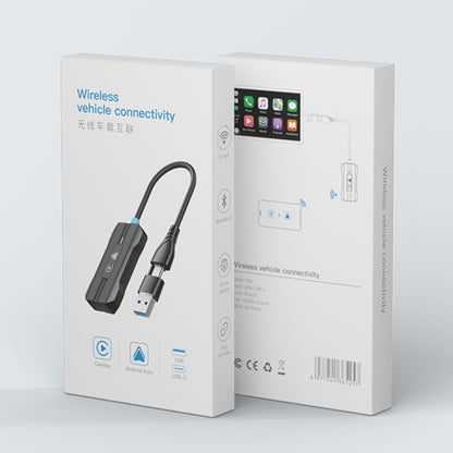 CarPlay and Android Auto Dual Interface Wireless Car Connectivity Box, P80
