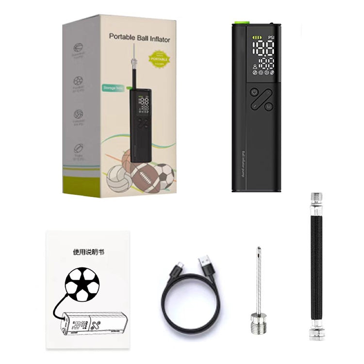 B7 Smart Electric Wireless Ball Air Pump With LED Display