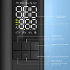 T7 Car Digital Display Portable Smart Electric Air Pump, T7