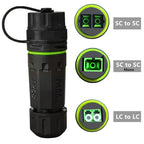 IP68 Waterproof LC SC Fiber Optical Coupler/Adaptor, SC Single Core, SC Dual Core, LC Dual Core