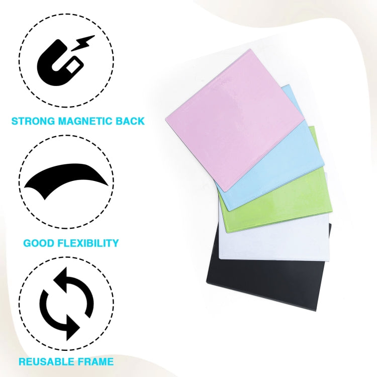5pcs Magnetic Picture Photo Bag  Album Frame, 5 inch, 6 inch, 7 inch