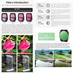 For DJI Air 3S Sunnylife Camera Lens Filter, MCUV, ND8, ND16, ND32, ND64, CPL, ND8PL, ND16PL, ND32PL, ND64PL, 3 in 1 CPL ND8 ND16, 4 in 1 ND8-64, 4 in 1 ND8-64PL, 4 in 1 UV CPL ND32 ND64, 6 in 1 UV CPL ND8-64
