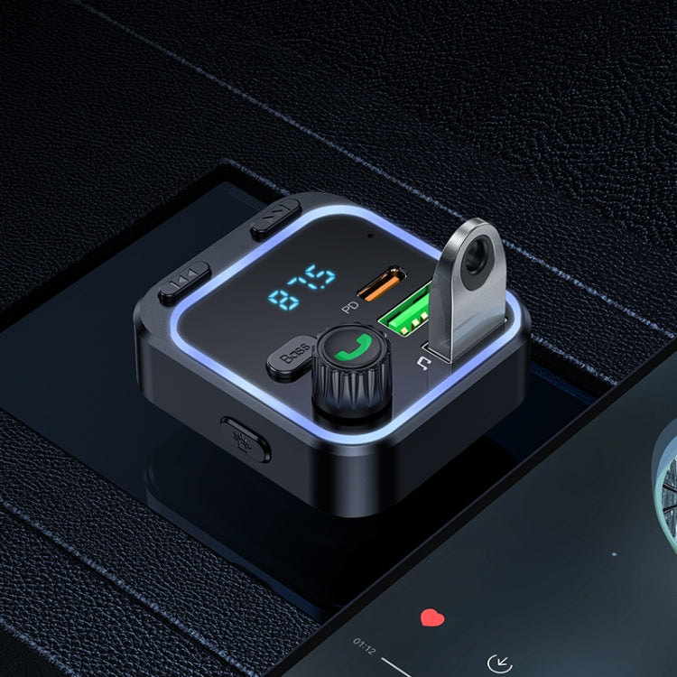 Borofone BC53 Highway PD20W & QC3.0 Car Bluetooth FM Transmitter, BC53
