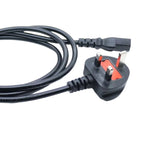 Big UK Plug Computer PC Power Cord 3 Pin Cable, 3m, 5m