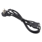 US Plug Computer PC Power 2 Pin Extension Cord, 1.5m
