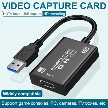 USB HDTV Video Capture Card with Cable, USB 3.0 with cable