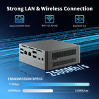 Jumper N305 Mini PC, Intel Alder Lake-N N305 Octa-core 3.8GHz, RAM: 16GB, ROM: 512GB(EU Plug), Jumper N305