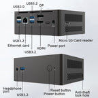 Jumper N305Hi Mini PC, Intel Alder Lake-N i3-N305 Octa-core 3.8GHz, RAM: 16GB, ROM: 512GB(EU Plug), Jumper N305Hi