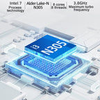 Jumper N305Hi Mini PC, Intel Alder Lake-N i3-N305 Octa-core 3.8GHz, RAM: 16GB, ROM: 512GB(EU Plug), Jumper N305Hi