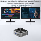 Jumper i5H Mini PC, Intel Alder Lake-N i5-12450H Octa-core 4.4GHz, RAM: 16GB, ROM: 512GB(EU Plug), Jumper i5H