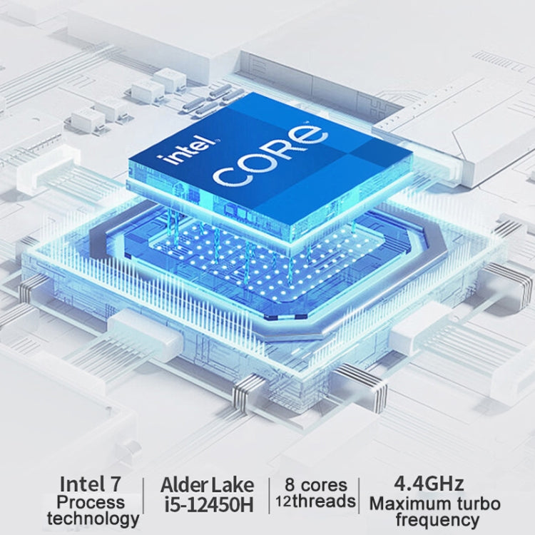 Jumper i5H Mini PC, Intel Alder Lake-N i5-12450H Octa-core 4.4GHz, RAM: 16GB, ROM: 512GB(EU Plug), Jumper i5H