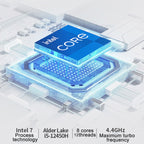 Jumper i5H Mini PC, Intel Alder Lake-N i5-12450H Octa-core 4.4GHz, RAM: 16GB, ROM: 512GB(EU Plug), Jumper i5H