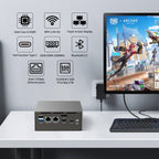 Jumper N305 Mini PC, Intel Alder Lake-N N305 Octa-core 3.8GHz, RAM: 16GB, ROM: 512GB, Jumper N305