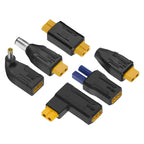 Interchange Adapter, XT-001 XT60 to 5525, XT-002 Type-C to XT60 20V, XT-003 XT60 to EC5, XT-004 XT60 to 7.9x0.9, XT-005 XT60 to 5.5x2.1, XT-006 XT60 to 7.9x0.9, XT-007 XT60 to 7.4x0.6, XT-008 XT60 to 5.5x2.5, XT-009 XT60 Male to XT60 Male              ...