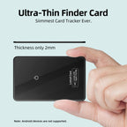 F9 Mirror Surface Ultra-thin Card Type Location Tracker Anti-lost Device, F9