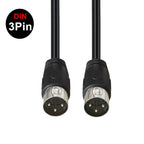 DIN Male to Male 3 Pin Signal Transmission for TV, DVD Player Adapter Cable, 0.5m, 1m, 1.5m, 3m, 5m