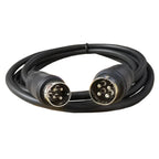 MD DIN 4 Pin Male to Male AC/DC Power Audio Adapter Cable, 0.5m, 1m, 1.5m, 3m, 5m