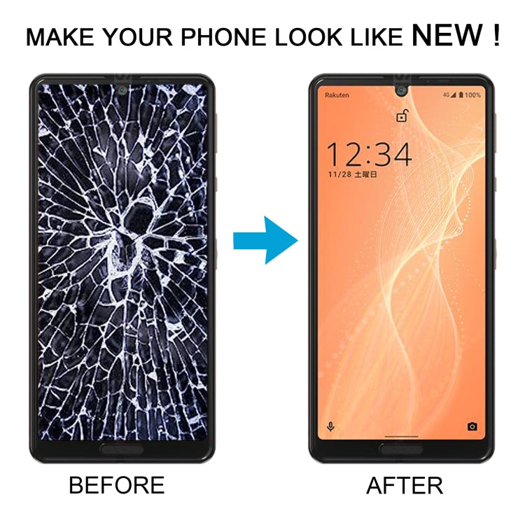 Original LCD Screen With Digitizer Full Assembly, For Sharp Aquos Sense4 Lite, For Sharp Aquos Sense3 Basic, For Sharp Aquos Sense 3 Plus, For Sharp Aquos Sense4, For Sharp Aquos Sense3, For Sharp Aquos Sence4 Basic
