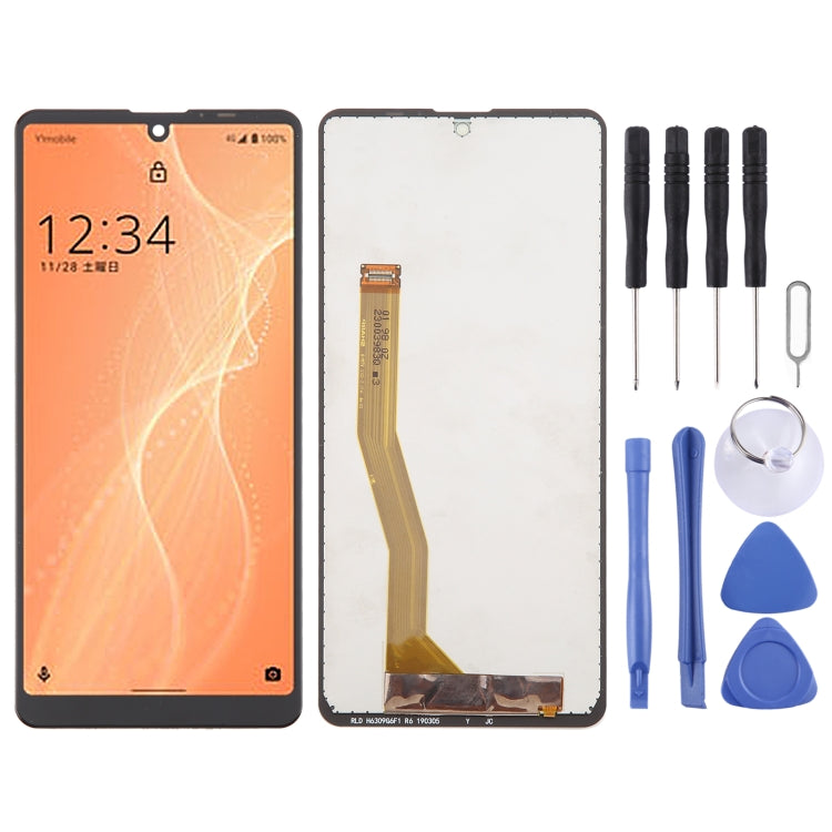 Original LCD Screen With Digitizer Full Assembly, For Sharp Aquos Sense4 Lite, For Sharp Aquos Sense3 Basic, For Sharp Aquos Sense 3 Plus, For Sharp Aquos Sense4, For Sharp Aquos Sense3, For Sharp Aquos Sence4 Basic