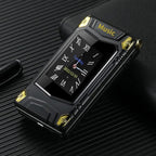 M7+ 4G Dual Screen Flip Elder Rugged Phone, 2.8 inch Inner, 2.4 inch Outer, 6800mAh Battery, 24 Keys, Flashlight, Network: 4G, Dual SIM, SOS, EU Plug, US Plug, UK Plug