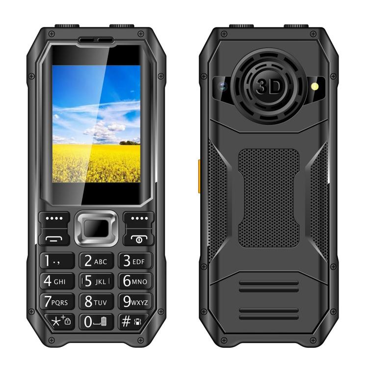Q6000 Elder Keypad Phone, 2.4 inch, 6800mAh, Dual Flashlights, 21 Keys, SOS, FM, Dual SIM, GSM, EU Plug, US Plug, UK Plug