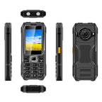 Q6000 Elder Keypad Phone, 2.4 inch, 6800mAh, Dual Flashlights, 21 Keys, SOS, FM, Dual SIM, GSM, EU Plug, US Plug, UK Plug