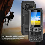 Q6000 Elder Keypad Phone, 2.4 inch, 6800mAh, Dual Flashlights, 21 Keys, SOS, FM, Dual SIM, GSM, EU Plug, US Plug, UK Plug