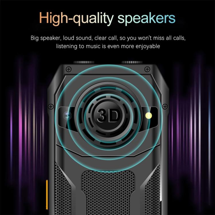 Q6000 Elder Keypad Phone, 2.4 inch, 6800mAh, Dual Flashlights, 21 Keys, SOS, FM, Dual SIM, GSM, EU Plug, US Plug, UK Plug
