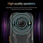 Q6000 Elder Keypad Phone, 2.4 inch, 6800mAh, Dual Flashlights, 21 Keys, SOS, FM, Dual SIM, GSM, EU Plug, US Plug, UK Plug