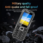 Q6000 Elder Keypad Phone, 2.4 inch, 6800mAh, Dual Flashlights, 21 Keys, SOS, FM, Dual SIM, GSM, EU Plug, US Plug, UK Plug
